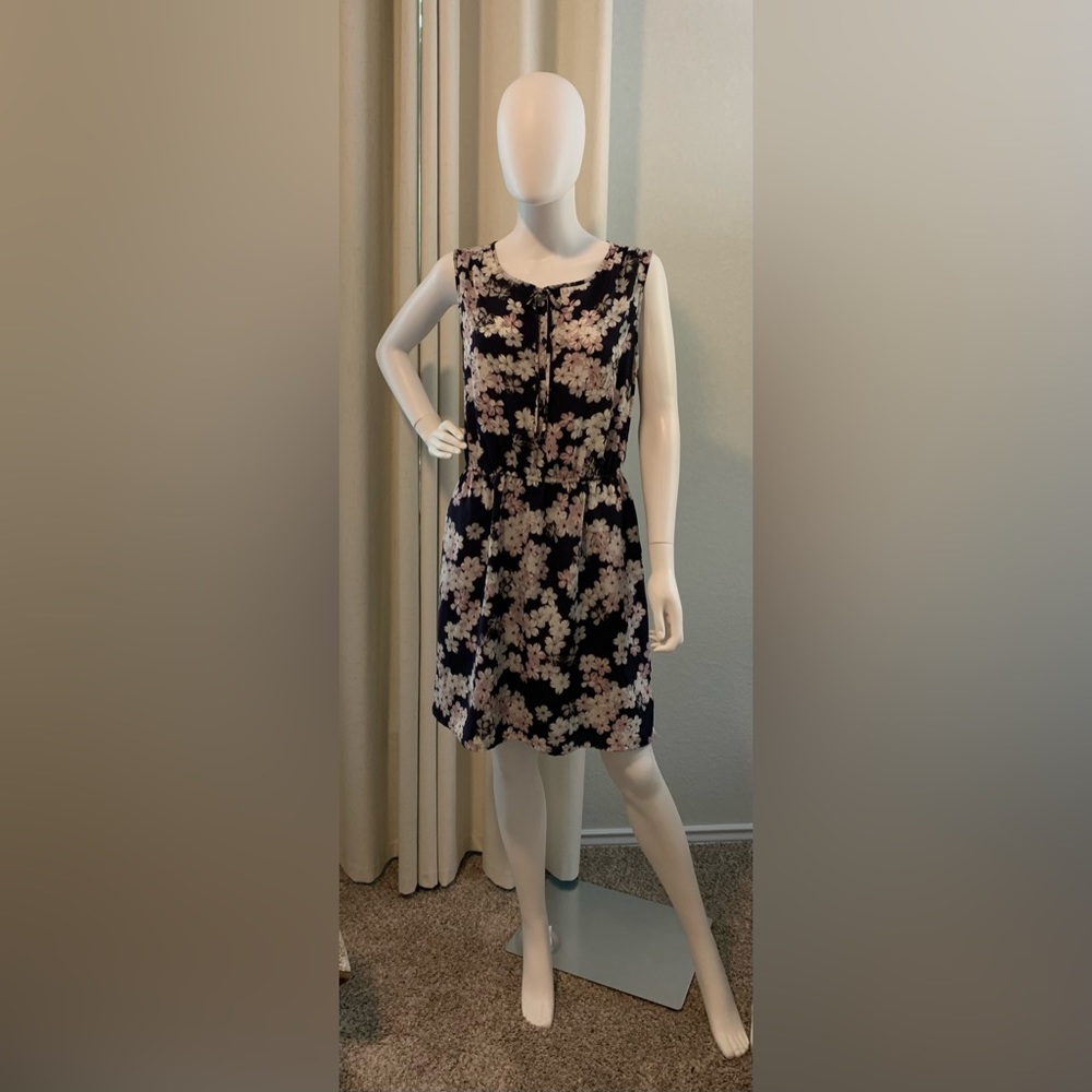 Ann Taylor Loft Petites Sleeveless Mini Floral Dress